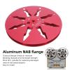Empty Tape Reel, 1Pcs 1/4 7in Sound Recording 8 Hole Aluminum Alloy Tap Ereel Empty Aluminum Tray Opener Parts for Opening Machine Parts. (Red) view 3