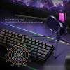GOWENIC Gaming Microphone, USB Condenser Gaming Microphone with RGB Light, Noise Reduction, Plug and Play, Desktop Wired Computer Mic for Streaming Podcast Studio view 4