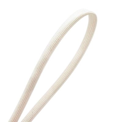 wewey HTG Cable Sleeve Soft Glass Fiber Braided High Temperature Pipe, 1-25mm Fiberglass Tube, Wire Wrap Protect 1pc(White,5MMx15METERS)