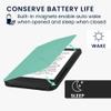 kwmobile Origami Case Compatible with Kobo Clara BW/Colour Case - Slim PU Leather Cover with Stand - Mint view 3
