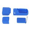 Tomantery Action Camera Protective Case Cover, Comfortable Grip Silicone Easy Installation Action Camera Screen Protector Sleeve Full for Vlogging (Blue) view 4