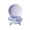 Shell Bluetooth Speaker with Adjustable 7 Color Ambient Lights, Shell Ocean Wave Vinyl Player, Shell Bluetooth Speaker Lamp Speaker for Home Party Outdoor Use (Blue 1pcs) view 1