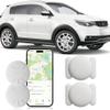 GPS Tracker for Car,Vehicle Tracker with Magnetic Case,Car Locator Full US Coverage,No Monthly Fee Real Time GPS Tracker Work with Apple Find My(iOS Only) for Car/Person/Pet/Items-White,2PCS view 1