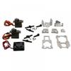 Dual Axle Bracket With Cooling Fan Compatible With O3 Camera 1Set 4.8-5V 9G Servo Pan Tilt Mount Stand Compatible With FPV Drones(WITH 2PCS SERVO) view 1