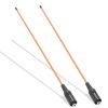 2 Pack RH771 Antenna GMRS Tri-Band 15.35in 155/462MHz U/V Dual Band SMA-Female High Gain Antenna Coil Loaded 2.15dBi for 5RM Radio Accessories (Orange) view 1