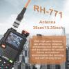 2 Pack RH771 Antenna GMRS Tri-Band 15.35in 155/462MHz U/V Dual Band SMA-Female High Gain Antenna Coil Loaded 2.15dBi for 5RM Radio Accessories (Orange) view 2