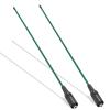 2 Pack RH771 Antenna GMRS Tri-Band 15.35in 155/462MHz U/V Dual Band SMA-Female High Gain Antenna Coil Loaded 2.15dBi for 5RM Radio Accessories (Green) view 1