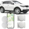 GPS Tracker for Vehicles,1PCS Real Time GPS Tracker for Car Work with Apple Find My(iOS Only),No Monthly Fee Hidden Mini Tracker Device for Vehicles (White,2PCS) view 1