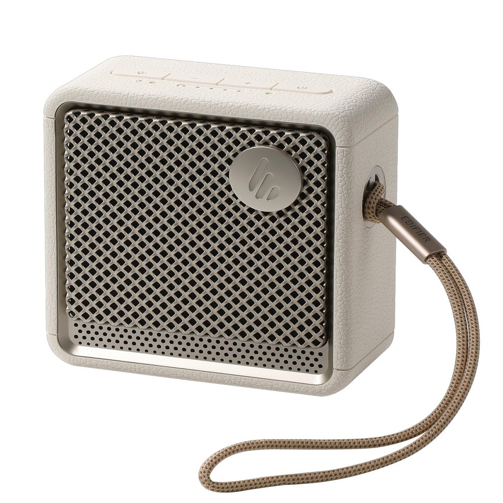 Edifier ES20 Portable Bluetooth Speaker with IP67 Waterproof & Dustproof, 15 Hours Playtime, Wireless Connectivity for Home Office Outdoor - Ivory