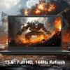 acer Nitro V Gaming Laptop, 15.6" FHD IPS Display, 144Hz, AMD Ryzen 5 7535HS, 6 Cores, GeForce RTX 4050, 16GB DDR5, 1TB SSD, Obsidian Black, Windows 11, BK, Laptop Bag, TWE Mouse Pad & Mouse view 3