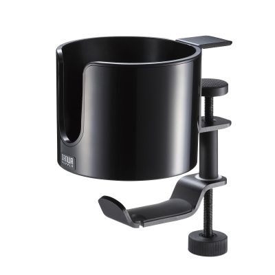Sanwa Supply PDA-STN76BK Bag Hanger with Drink Holder