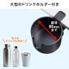 Sanwa Supply PDA-STN76BK Bag Hanger with Drink Holder view 4
