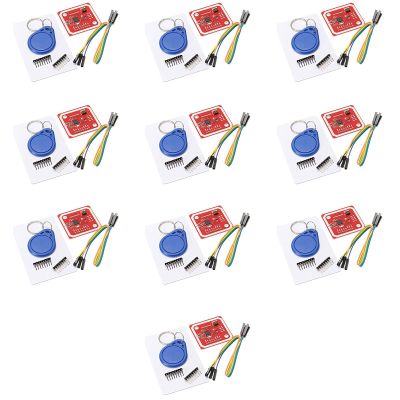10 Packs PN532 NFC NXP RFID Module V3 Kit,Near Field Communication Reader Module Kit with I2C SPI HSU,S50 White Card,Key Card, Suitable for Arduino,Raspberry Pi,DIY, Smartphones,and Android Phones.