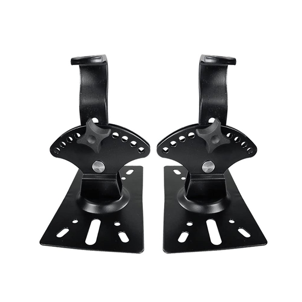 UWYTGF Monitor Speaker Stands Speaker Ceiling Bracket Surround Speaker Wall Mount Bracket Adjustable Tilt Speaker Bracket Universal Size Speaker Bracket can Withstand 30kg Studi,A