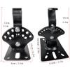UWYTGF Monitor Speaker Stands Speaker Ceiling Bracket Surround Speaker Wall Mount Bracket Adjustable Tilt Speaker Bracket Universal Size Speaker Bracket can Withstand 30kg Studi,A view 2