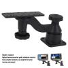 6in Swing Arm Mount, Marine Grade Aluminum Horizontal Base, 360 Rotation, Bent Swing Arm Mount for Fish Finders Chartplotters view 4