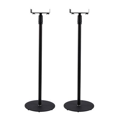 SFKLYU Speaker Stands Height Adjustable Bookshelf Speaker Stand Pair with Wire Management Desktop Speaker Stands for Universal Satellite Speakers