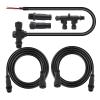 HangTon NMEA 2000 Network Starter Kit, Backbone Drop Cable, Terminator, T-Connector, Power Leads for Lowrance, Garmin, Airmar, Maretron, Raymarine, Simrad, Navico, Humminbird Marine Boat Sensor view 1