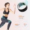 JIMIMAX Smart Ring, Health Tracking for Sleep, Steps, Heart Rate, Blood Oxygen, with Ring Loacation (Black, 11#) view 4