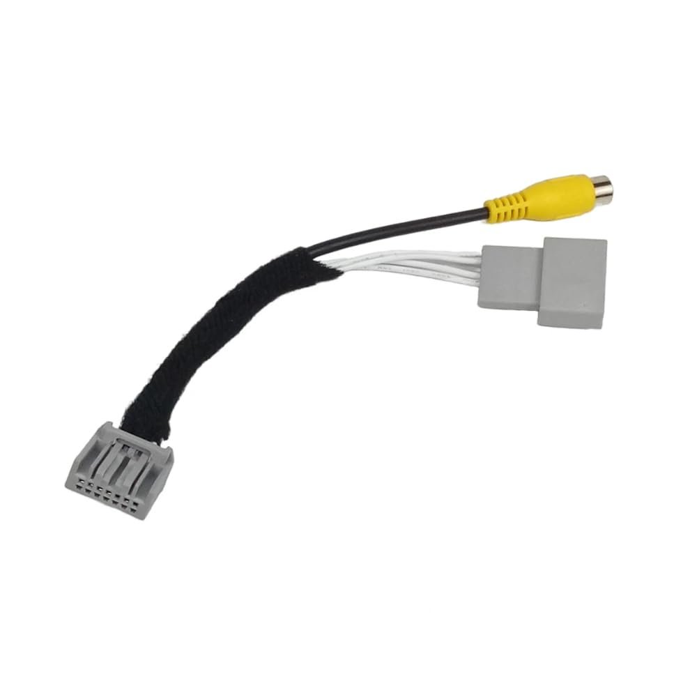 7PIN for Honda CRV Civic 2013 Car Radio Stereo OEM Reverse Parking Rearview Back UP Camera Video Input RCA Adapter Converter T-Harness Plug