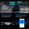 SolaMr X10 Motorcycle Helmet Bluetooth Headset Speakers Headphone, Ski Helmet Intercom Integrated Mesh Communication System Support 10 Riders with Bluetooth 5.1, Noise Cancellation, FM Radio, Sliver view 4