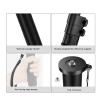 Camera Monopod, Professional Telescopic Monopod Anti Slip, Aluminum Alloy Portable Travel Monopod Stand for Mirrorless and DSLR Camera, Phone, LED Light view 2