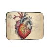 WHJSHOP Human Anatomy Heart Chart Picture Laptop Case - Shockproof Portable Laptop Sleeve Bag for Men and Women Business Travel, School, and Office Daily Use view 1