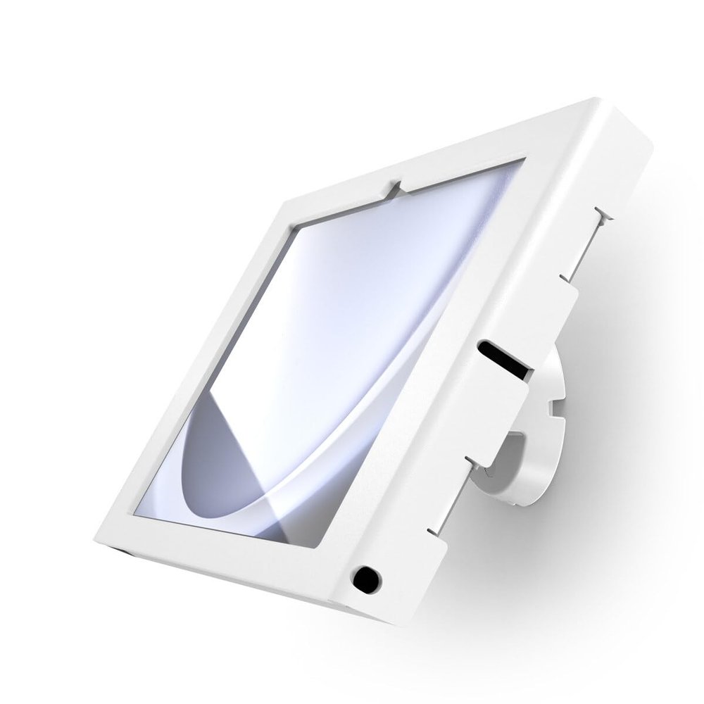 Compulocks Galaxy Tab A9+/A11+ Apex Enclosure Bow Tilting Wall Mount White