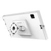 Compulocks Galaxy Tab A9+/A11+ Apex Enclosure Bow Tilting Wall Mount White view 2