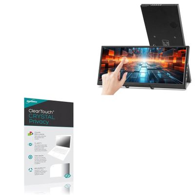BoxWave Screen Protector Compatible with Prechen Touchscreen Secondary Monitor (12.3 inch) - ClearTouch Crystal Privacy (2-Pack), Privacy Screen Protector Flexible Film Clear