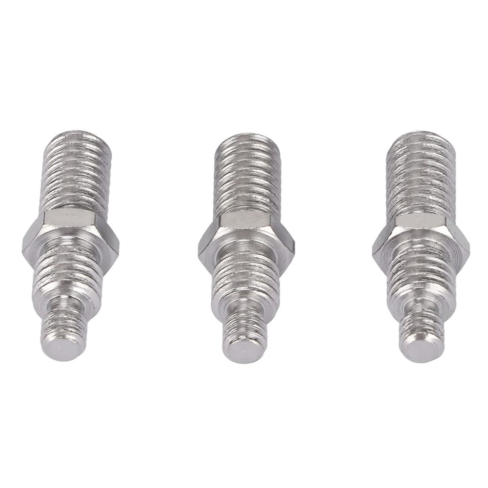3Pcs 3/8 to 1/4 Conversion Tripod Screw Adapter Rustproof Easy To Assemble Camera Screw Adapter Tripod Accessories