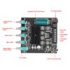 2.1Channel Bluetooth Power Amplifier Board Subwoofer Frequency Control Audio Amplifier Board with Bass, Treble, for DIY Home Speakers, AUX Bluetooth, Compatible with Input Power view 2