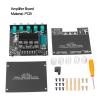 2.1Channel Bluetooth Power Amplifier Board Subwoofer Frequency Control Audio Amplifier Board with Bass, Treble, for DIY Home Speakers, AUX Bluetooth, Compatible with Input Power view 3