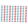 Housoutil 100pcs Blue and Red Cardboard Glasses for Movies Theater Glasses Disposable view 1