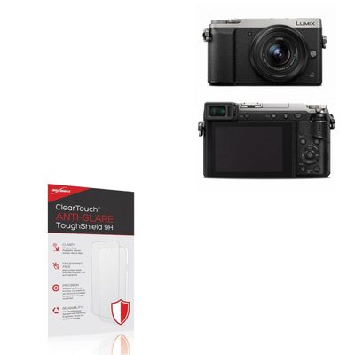BoxWave Screen Protector Compatible With Panasonic Lumix GX85 - ClearTouch Anti-Glare ToughShield 9H (2-Pack), Anti-Glare 9H Tough Flexible Film Screen Protector