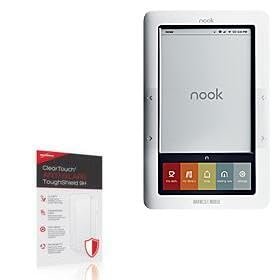BoxWave Screen Protector Compatible With Barnes & Noble nook (1st Ed.) - ClearTouch Anti-Glare ToughShield 9H (2-Pack), Anti-Glare 9H Tough Flexible Film Screen Protector