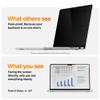 UPPERCASE GhostView Premium Detachable Ultra Thin 2-Way Privacy Screen Protector, Bubble-free Air-ttach Technology, Non-Magnetic, Compatible with 2023+ MacBook Air 15", M4/M3/M2 view 4
