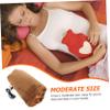 DirectNine Basics 1pc USB Hand Warmer Hand Warmers Slippers Portable Bottle Warmer Hand Warmers Reusable Gloves Hot Women Men Warm Fingerless Gloves Puffer Vest Women Hands Bag Flannel Brown view 3