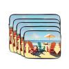 Beach Chairs and Scenery Laptop Case, Computer Case Laptop Gifts for Men Women for Travel Abroad view 2