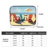 Beach Chairs and Scenery Laptop Case, Computer Case Laptop Gifts for Men Women for Travel Abroad view 4