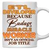MONIZILUCKY Etl Developer Mug, Gift For Etl Developer view 1