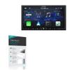 BoxWave Screen Protector Compatible with Alpine iLX-407 - ClearTouch Crystal Privacy (2-Pack), Privacy Screen Protector Flexible Film Clear view 1