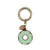 (Allone) ALG-ATDCGR AirTag Donut Shaped Case, Green, 1.4 x 0.4 x 1.4 inches (3.5 x 1 x 3.5 cm), Airtag Key Charm, Keychain, Cute, Stylish, Convenient, Protective, Soft Silicone view 1