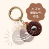(Allone) ALG-ATDCGR AirTag Donut Shaped Case, Green, 1.4 x 0.4 x 1.4 inches (3.5 x 1 x 3.5 cm), Airtag Key Charm, Keychain, Cute, Stylish, Convenient, Protective, Soft Silicone view 3