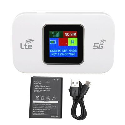 4G LTE Modem Professional 300Mbps High Speed Color Screen 4G Mobile Router for Mobile Phone Laptop Tablet
