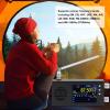 Full Band Portable Shortwave Radio Receiver, AM FM SW CB VHF UHF WX AIR LW MW Full Band Radio Receiver with 3.2 Inch LCD Display, Dual Stereo Speakers, 5000MAH Rechargeable Radio view 2