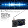 Full Band Portable Shortwave Radio Receiver, AM FM SW CB VHF UHF WX AIR LW MW Full Band Radio Receiver with 3.2 Inch LCD Display, Dual Stereo Speakers, 5000MAH Rechargeable Radio view 4