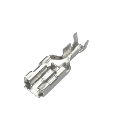 FENG GUO 20/50/100 Pcs Brass Tinned Automotive Wire Crimp Terminal 6.3MM Pins TE AMP Positive Lock 250 Contacts 170454-2 DJ6210-6.3B G219 H62(200 pcs)