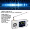 Full Band Portable Shortwave Radio Receiver, AM FM SW CB VHF UHF WX AIR LW MW Full Band Radio Receiver with 3.2 Inch LCD Display, Dual Stereo Speakers, 5000MAH Rechargeable Radio view 4