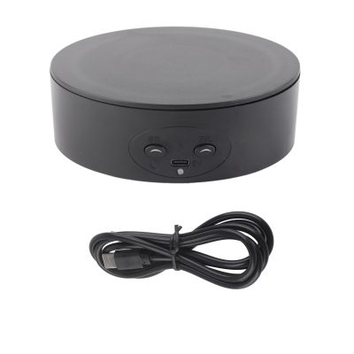360 Degree Rotating Display Stand for Cosmetics and Mobile Phones, 3 AAA Batteries or 5V USB Power (ABS)